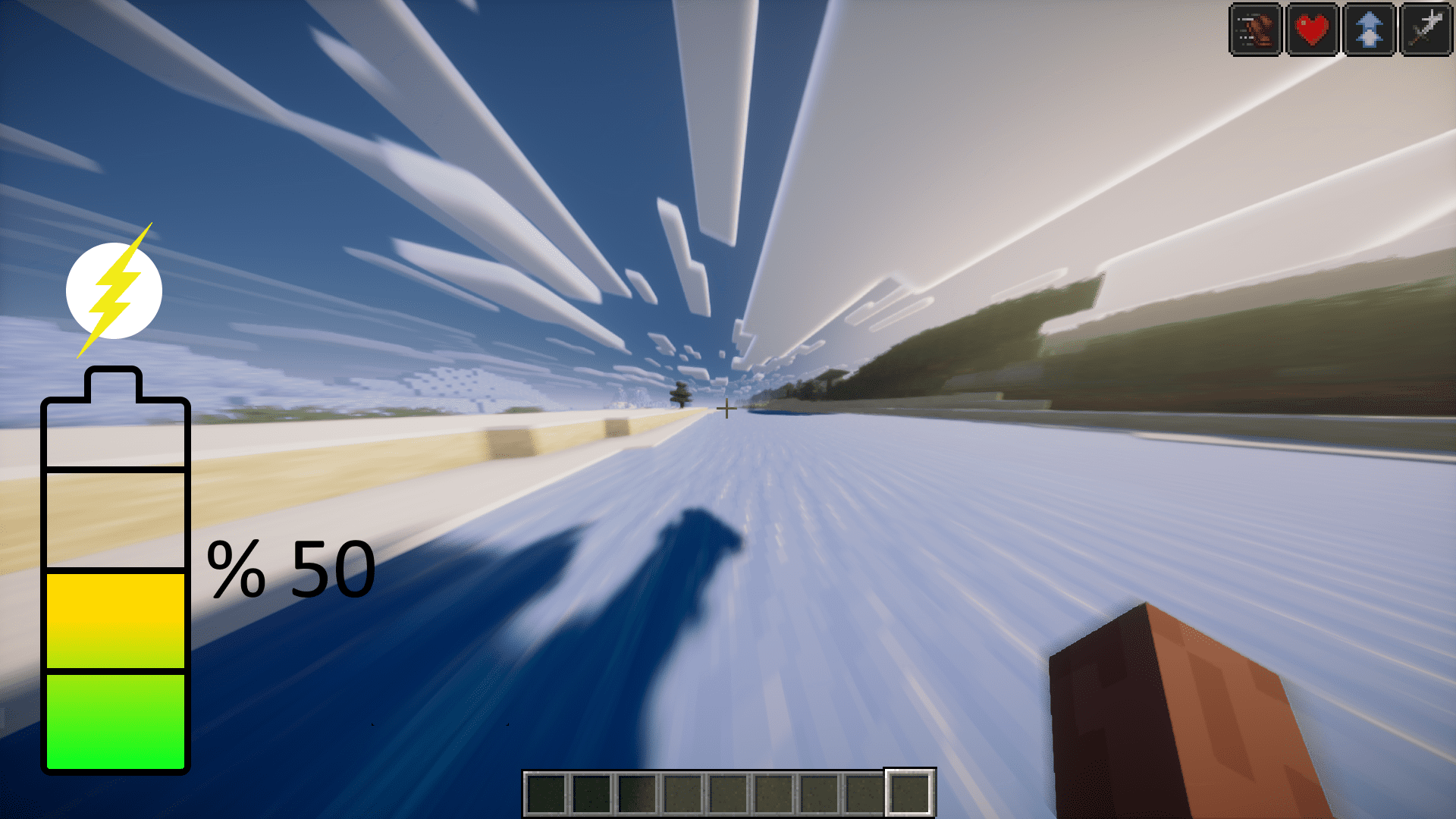 Красивая постройка в Minecraft с использованием новых блоков из обновлений