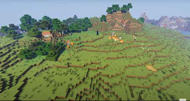 Пример крафта в Minecraft: верстак, печь и инструменты