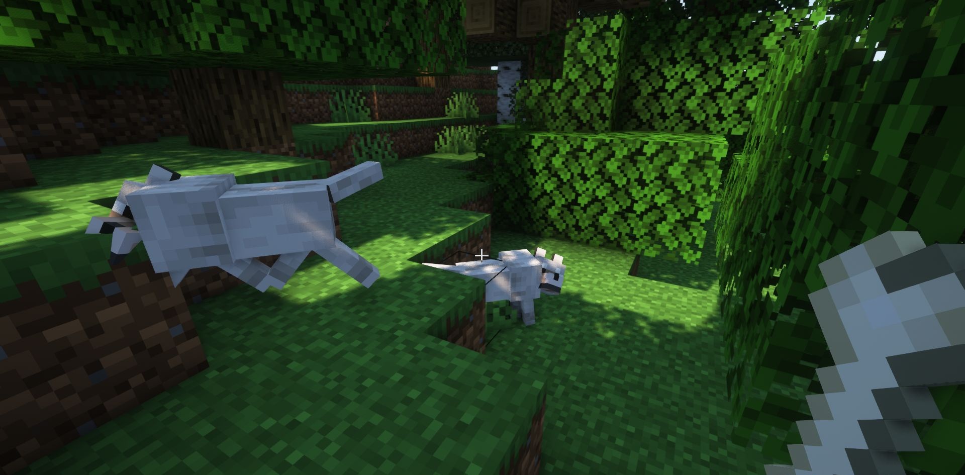 Телепортация лошадей в Minecraft с помощью мода Followers Teleport Too