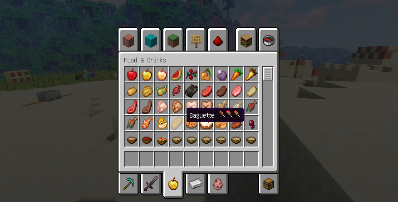 Подробное сравнение пищевой ценности разных продуктов в Minecraft