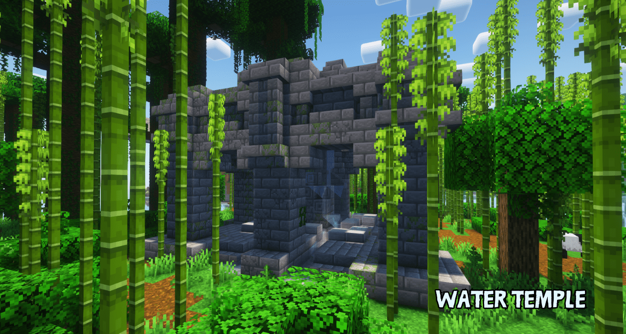 Подземная локация с сундуками и ловушками в моде Formations Overworld