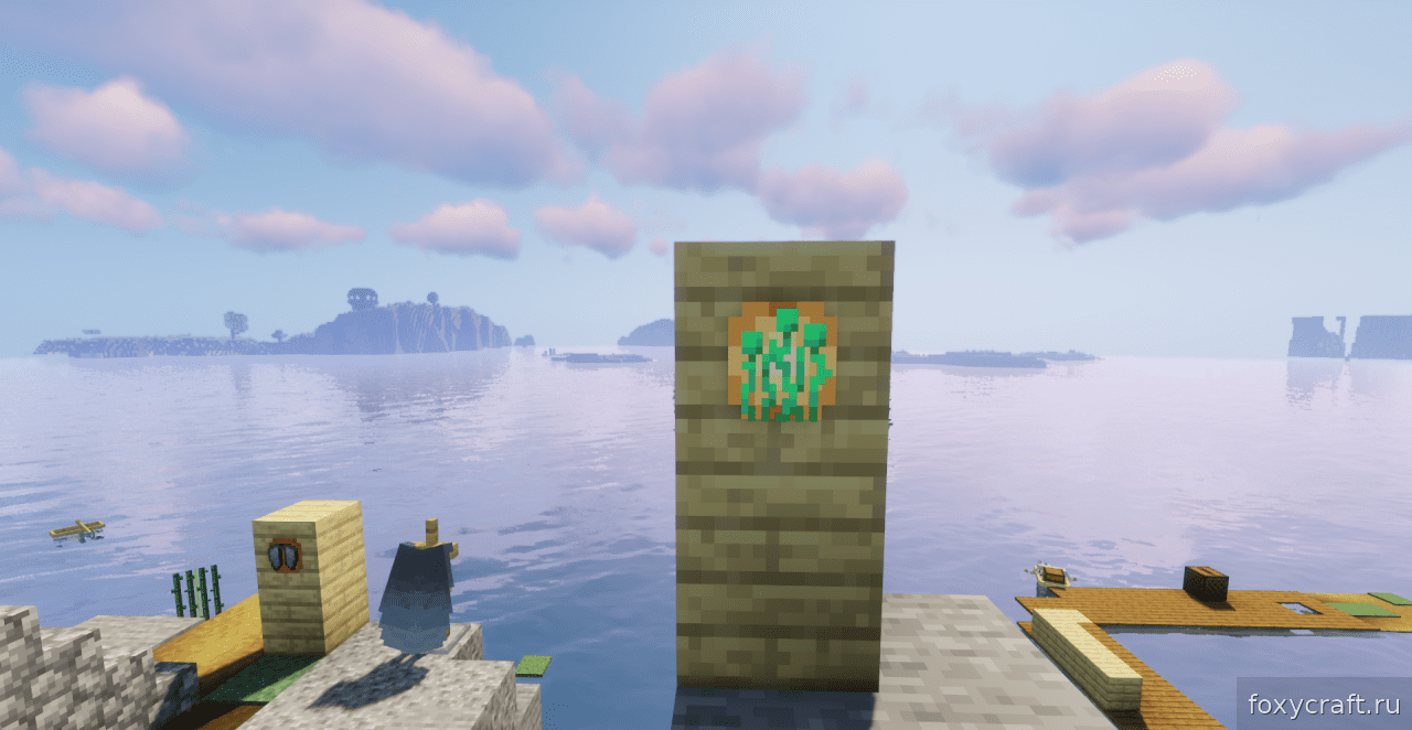 Пример использования Frameless Item Frames для подвесной брони в Minecraft
