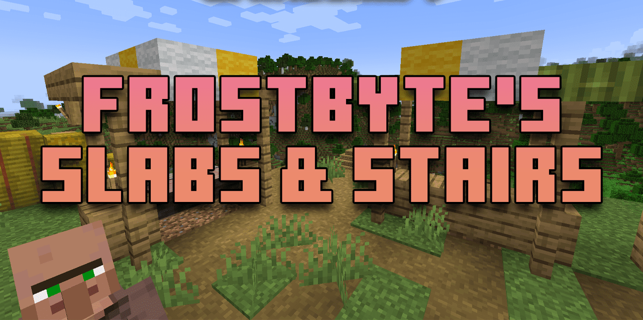 Frostbyte’s Slabs & Stairs для Minecraft 1.21.5