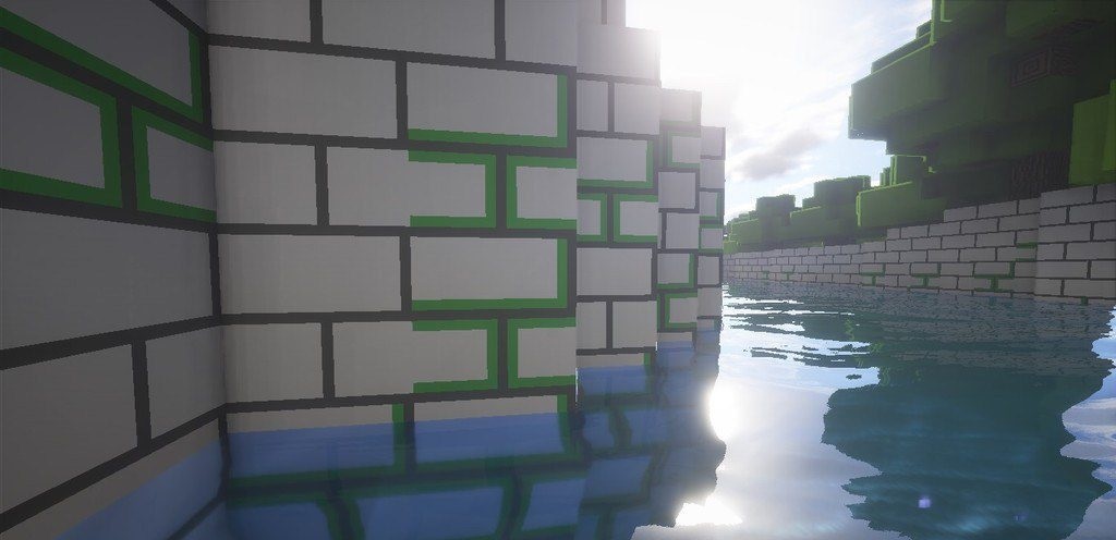 Игровой процесс с GC Resource Pack в разных биомах Minecraft