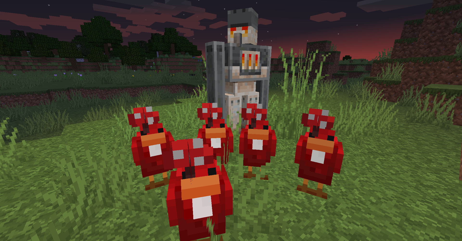 Подводный мир Minecraft с кораллами и рыбами