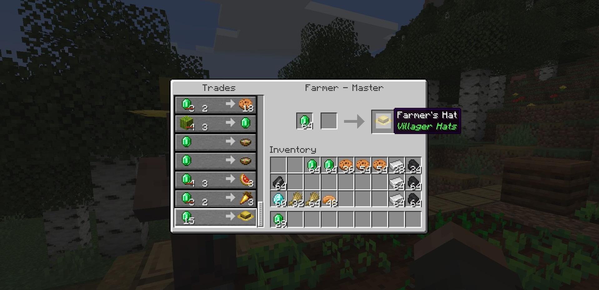 Житель деревни в уникальной шляпе из мода Gen’s Villager Hats