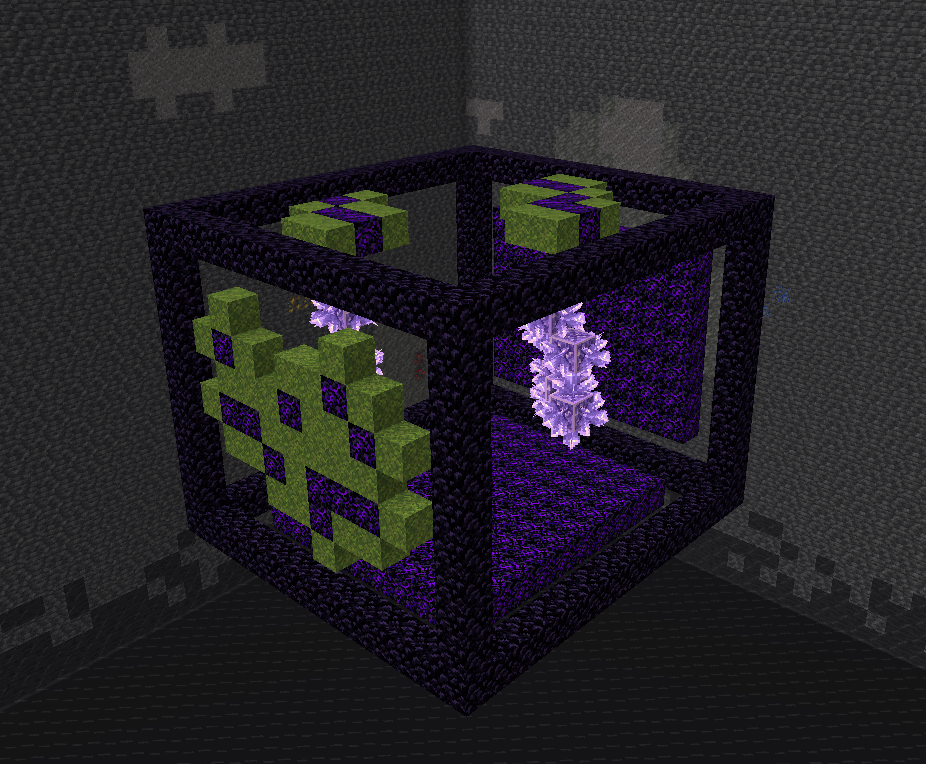 Ферма аметиста в Minecraft с автоматическим сбором