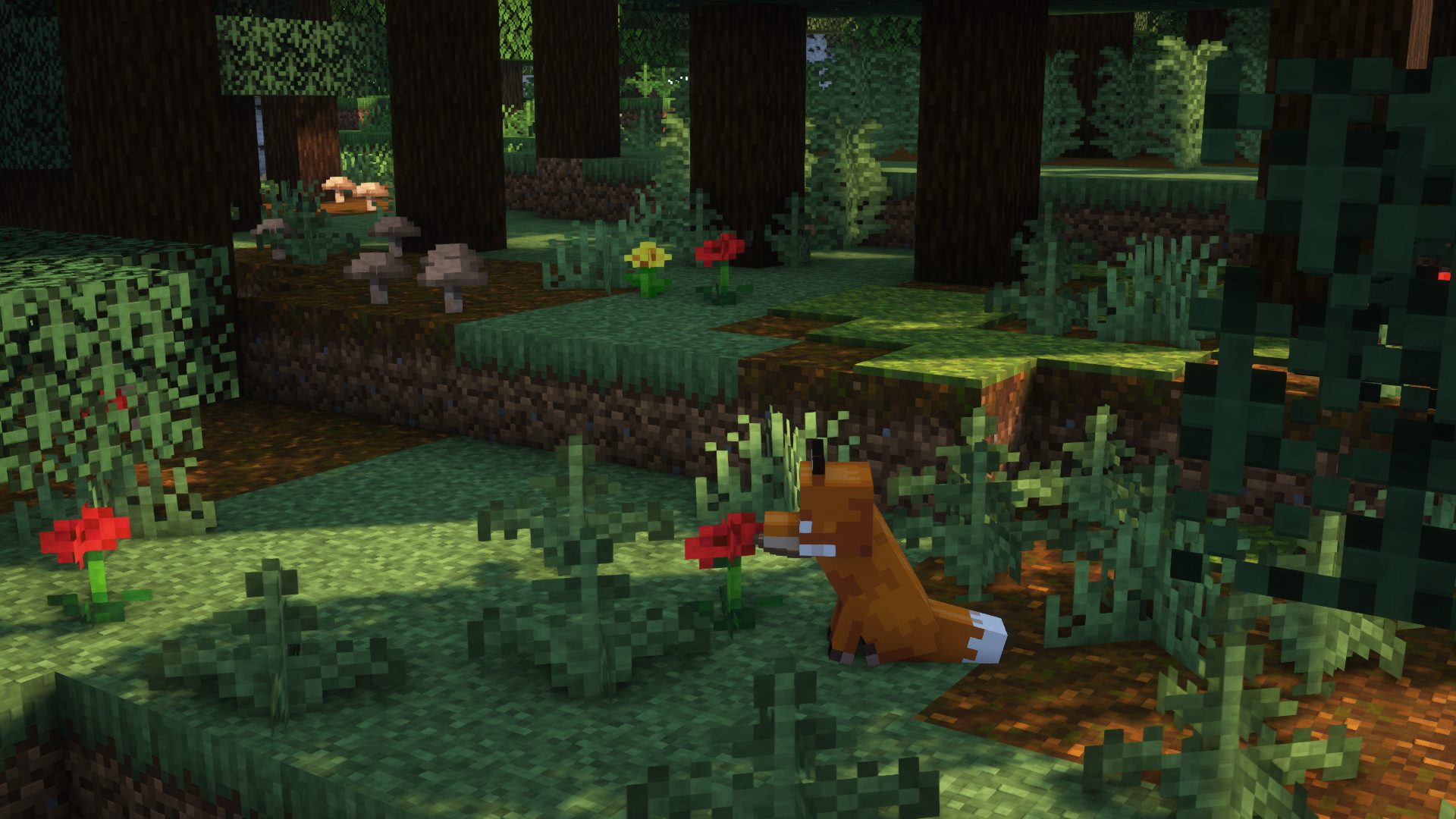 Улучшенные биомы в Minecraft благодаря моде Geophilic с новыми растениями и рельефом