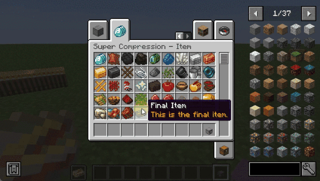Анимация исследования разных биомов в Minecraft