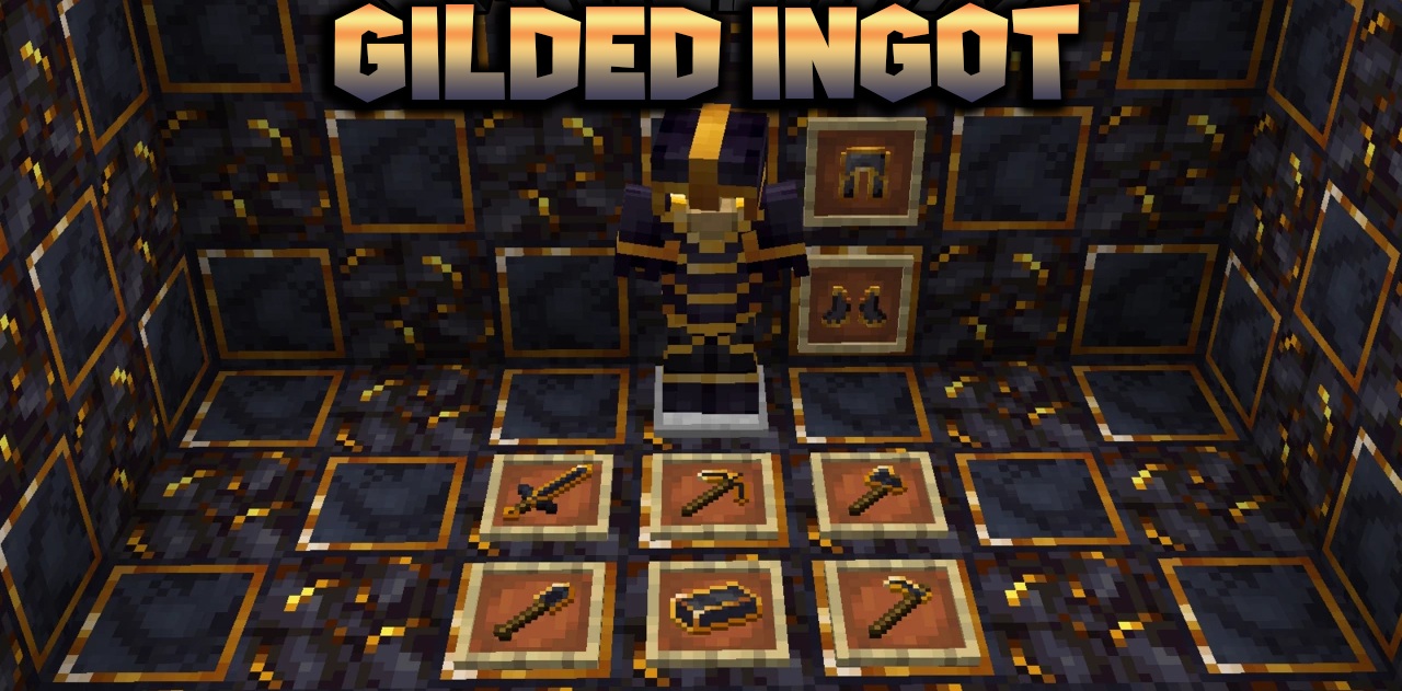 Gilded Ingot для Minecraft 1.18.2