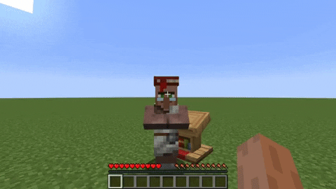 Анимация крафта верстака и деревянных инструментов в Minecraft