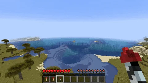 Анимация крафта алмазной кирки в Minecraft