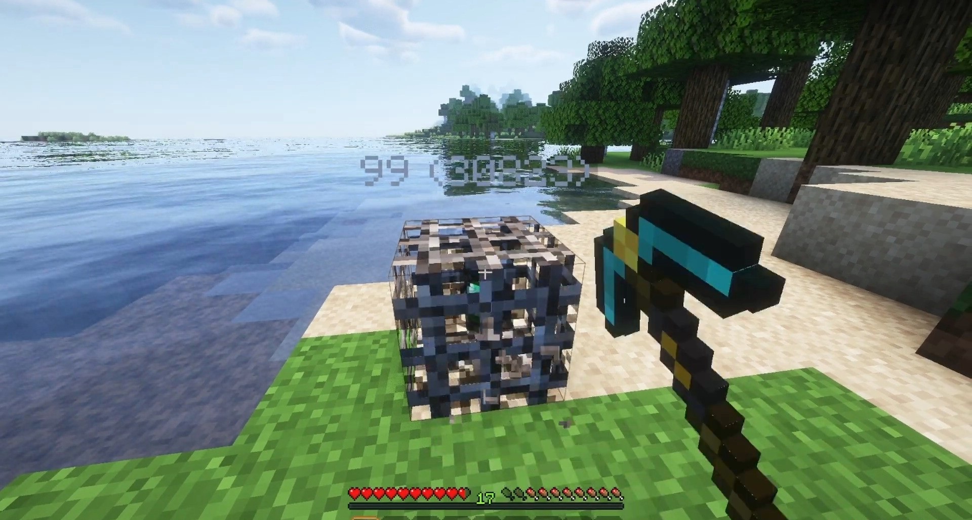 Крафт контейнера для опыта в Minecraft с модом Global XP