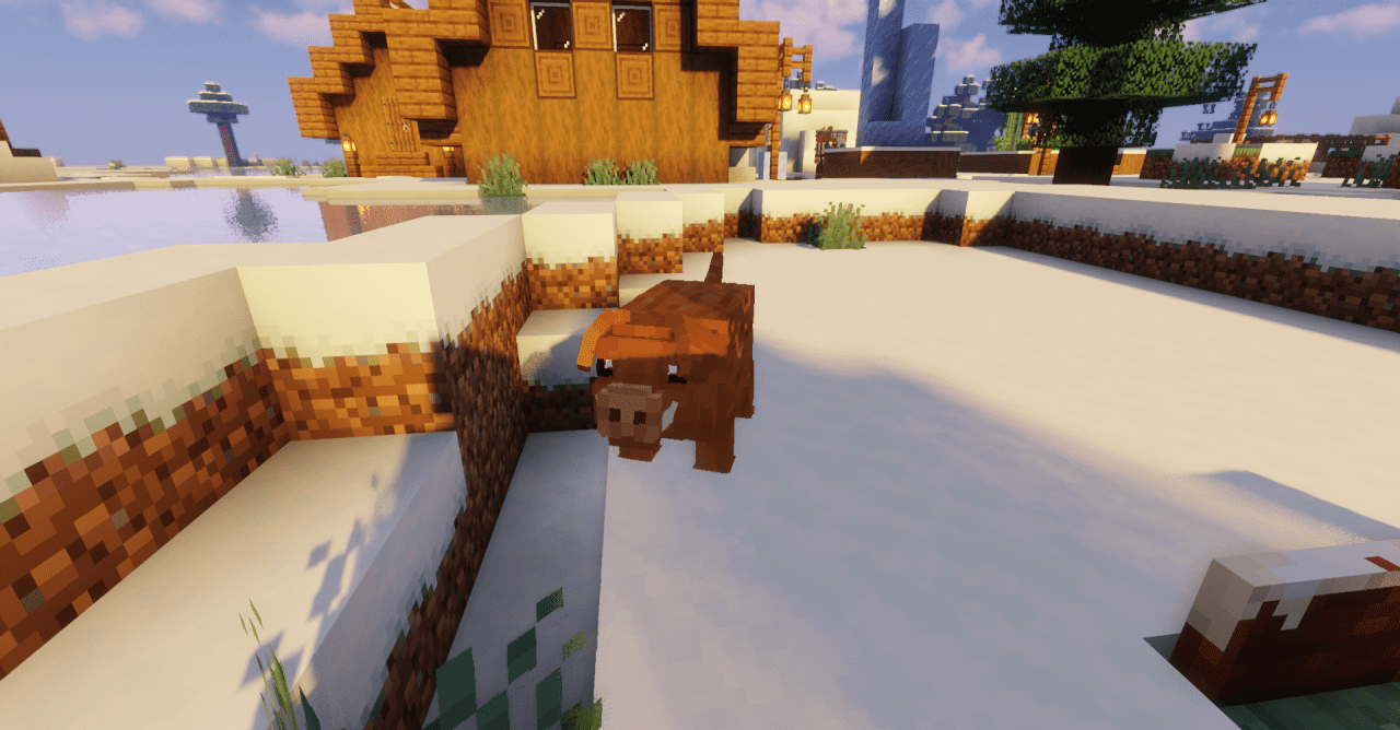 Интерфейс выбора текстур-паков в Minecraft с Gray’s Mob Overhaul