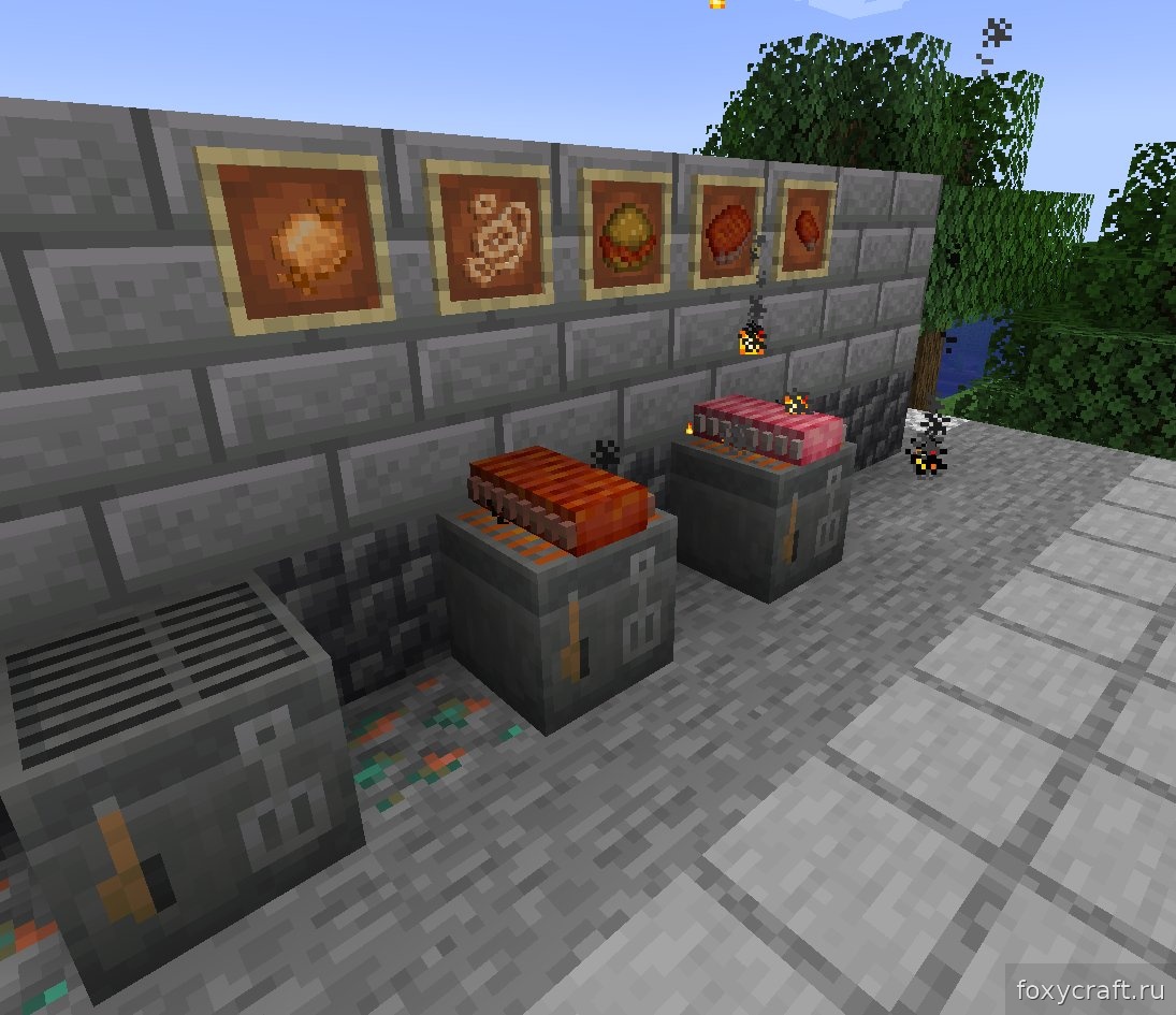 Крафт кружки и приготовление напитков в Minecraft с Grillin' Galore