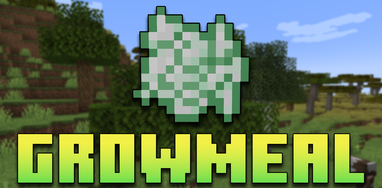 Growmeal для Minecraft 1.12.2