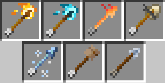 Процесс крафта новых стрел в моде Guilded Arrows для Minecraft