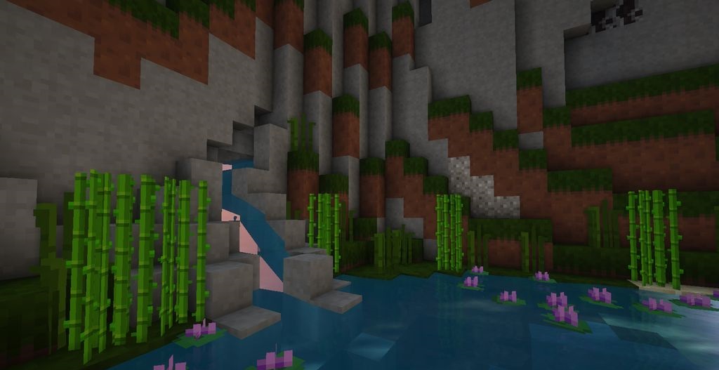 Детализированные текстуры блоков в Minecraft после установки Happy Resource Pack