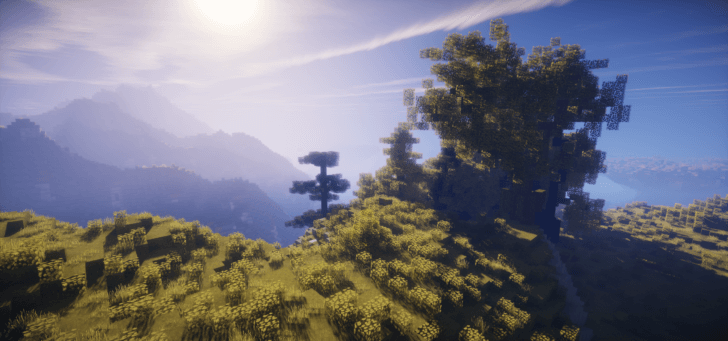 Сравнение разных шейдерных пакетов для Minecraft