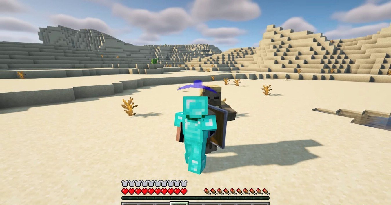 Настройки мода Hit Indication в меню Minecraft