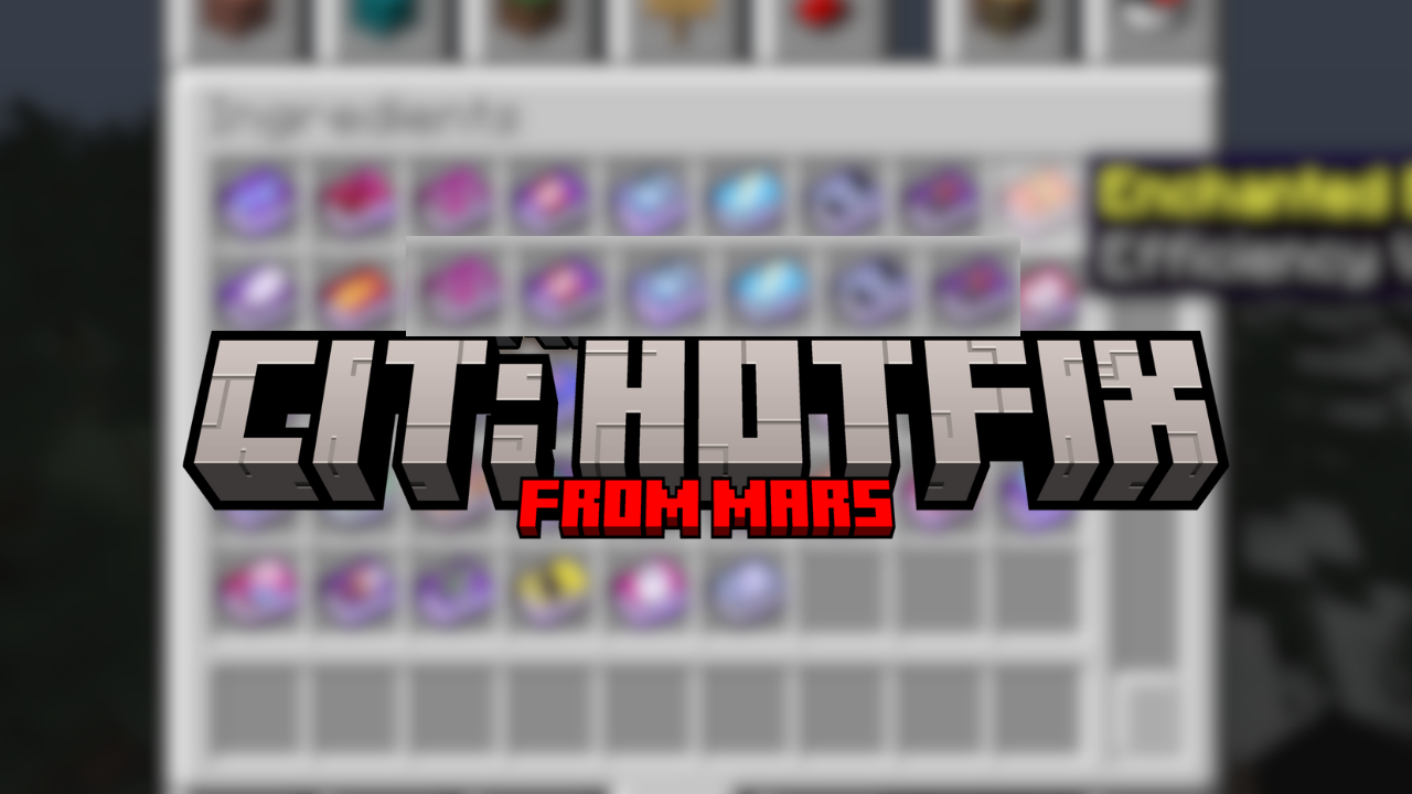 Hotfix для Minecraft 1.20.6
