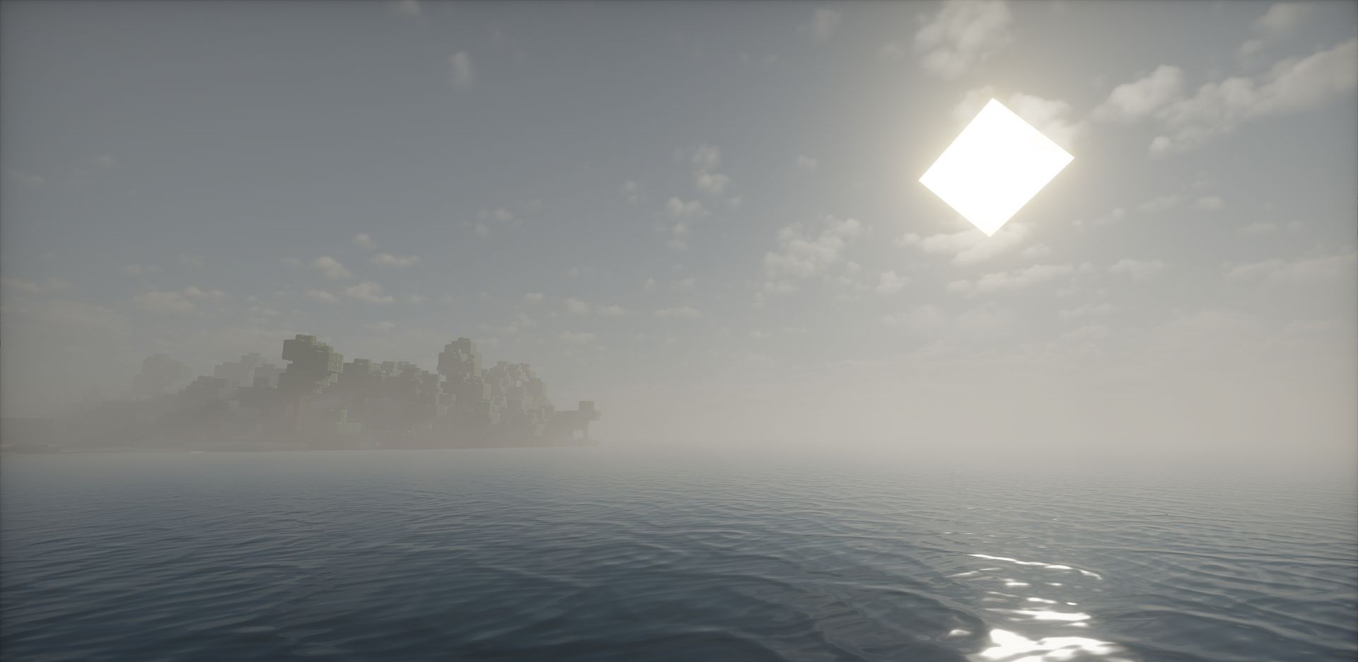 Ночной пейзаж с динамическим освещением в Hysteria Shaders