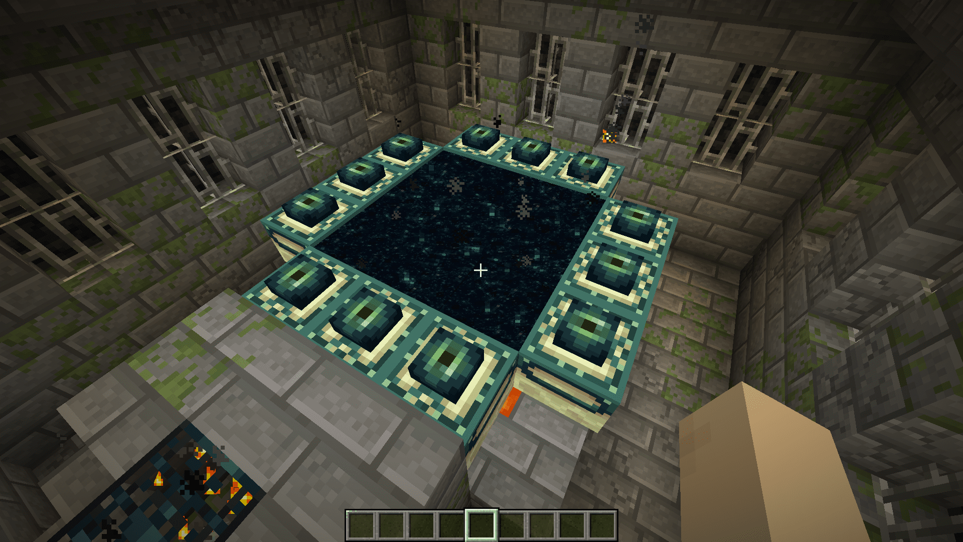 Командный интерфейс мода I Dont Want Portal Yet в Minecraft