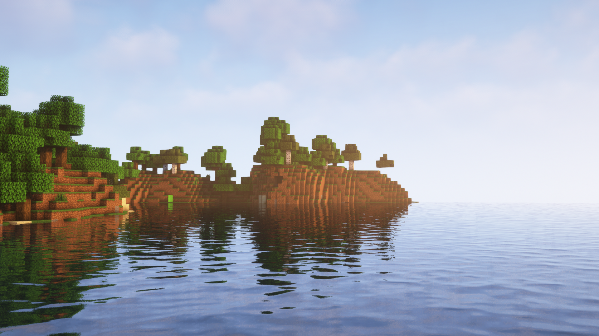 Интерфейс Minecraft с отключенными баннерами после установки мода I Know How To Play