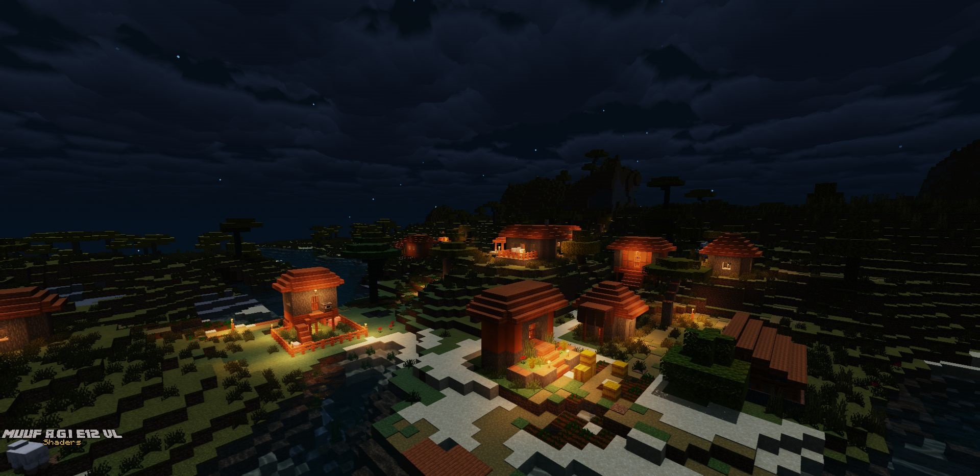 Реалистичные тени и освещение в кубическом мире Minecraft
