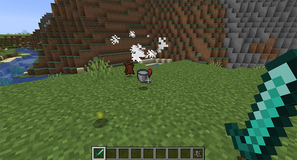 Красивый дом, построенный игроком в творческом режиме Minecraft