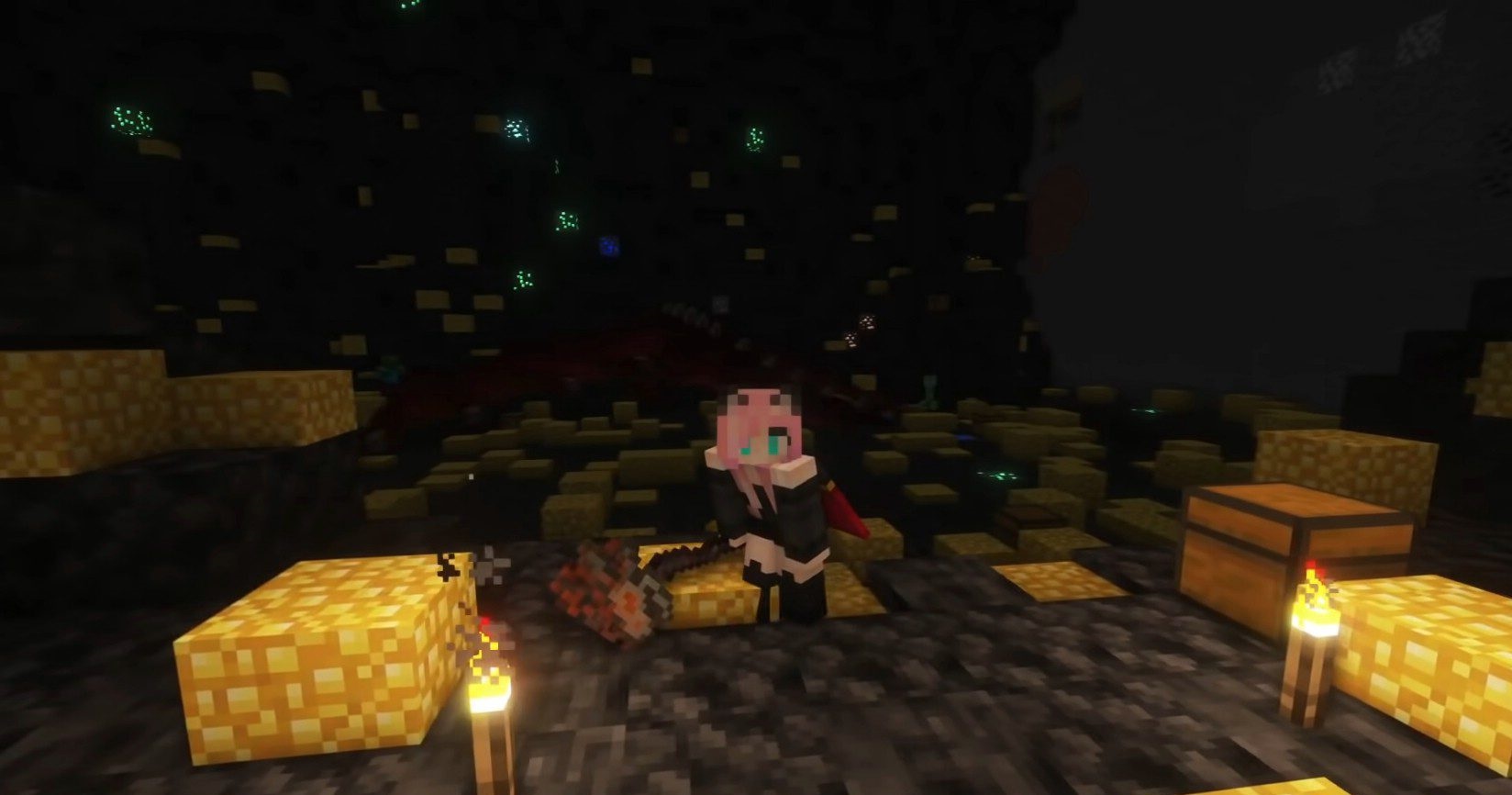 Битва с драконом в моде Ice and Fire для Minecraft