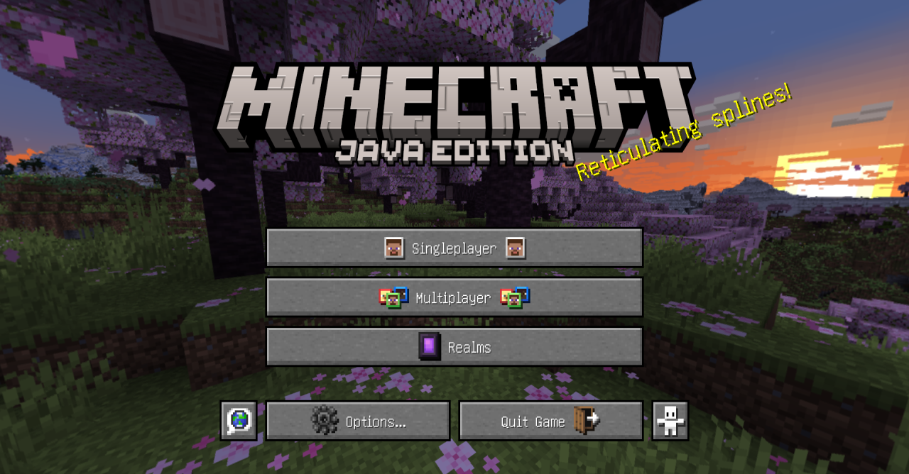 Сравнение стандартного интерфейса Minecraft и версии с текстур-паком