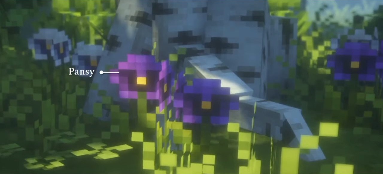 Красивые пейзажи Minecraft с текстур-паком Ikuyuk’s Botanic Collection
