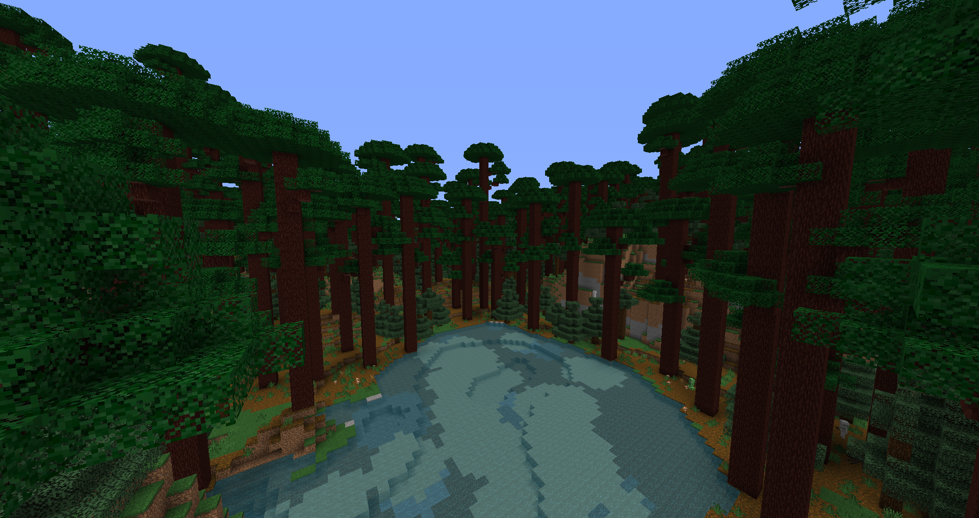 Пример автоматической фермы в Minecraft с системой сбора урожая