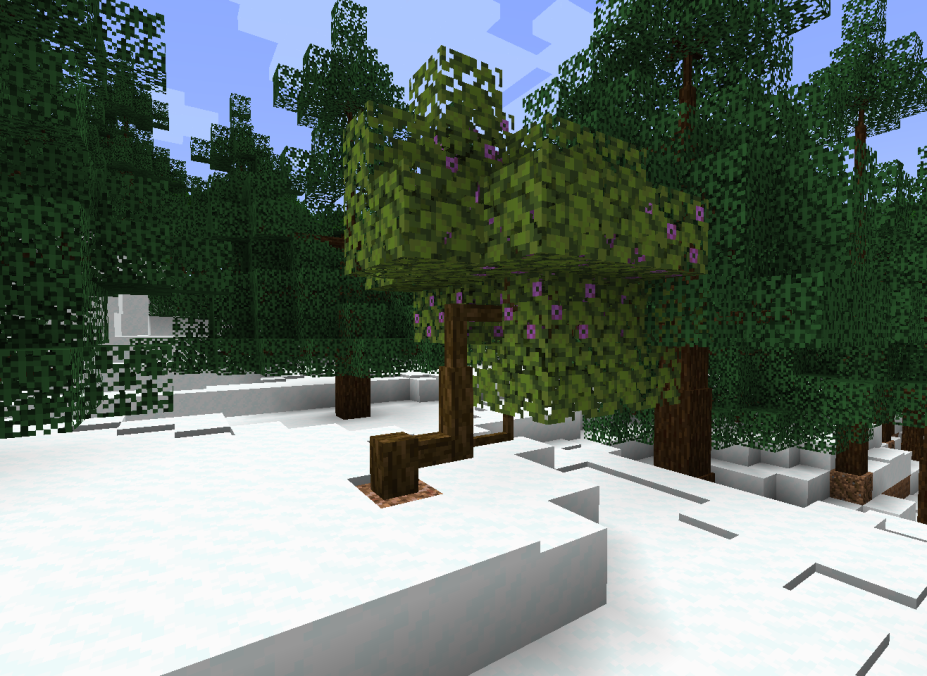 Скриншот сервера Minecraft с множеством игроков и постройками