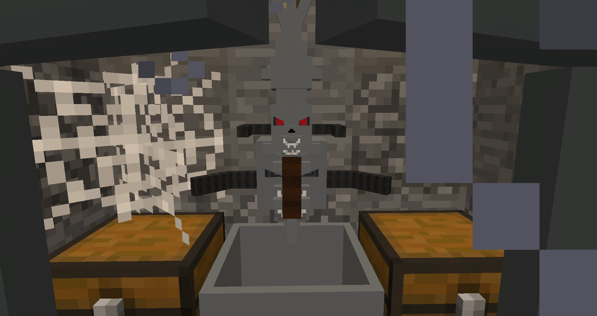 Интерфейс крафта в Minecraft с рецептами верстака и печи