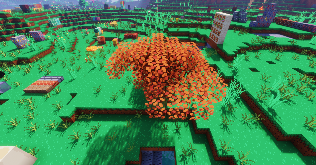 Сравнение текстур в Minecraft с паком INDIGO и стандартной графикой