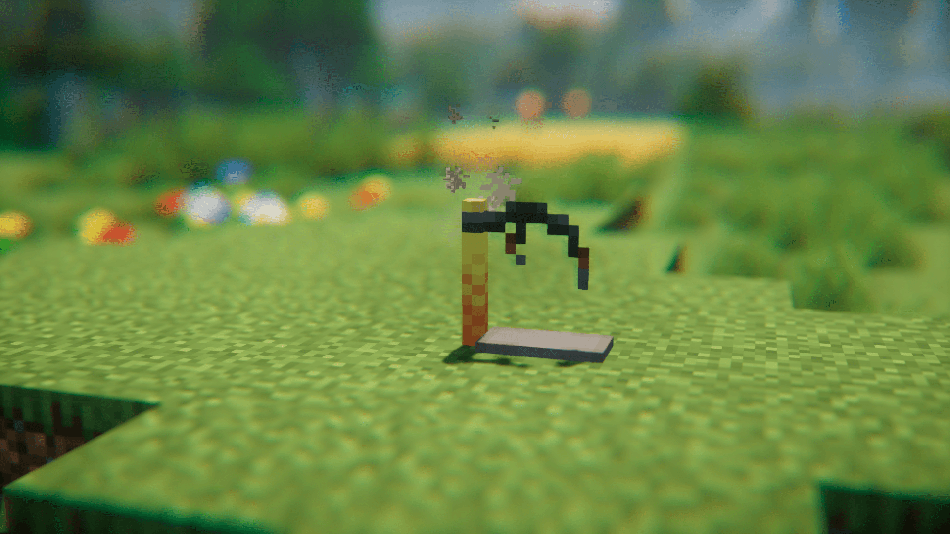 Пример инфузированной еды с эффектом регенерации в Minecraft