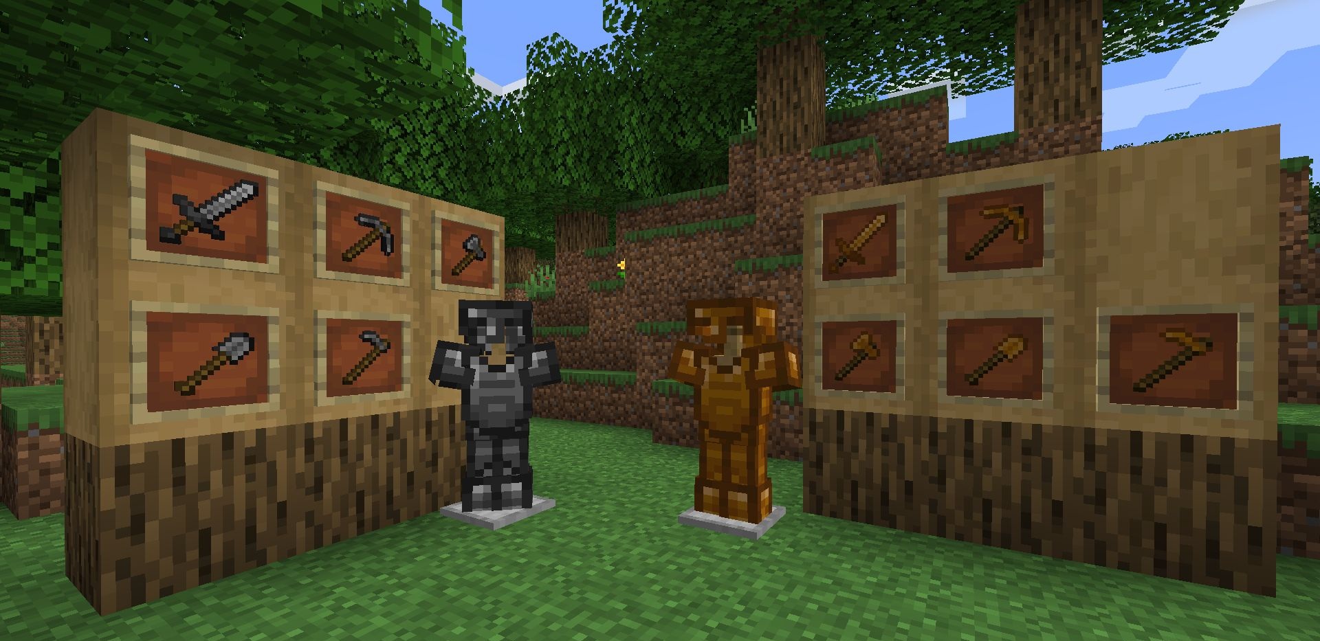 Пример генерации новых руд IngotCraft в пещерах Minecraft