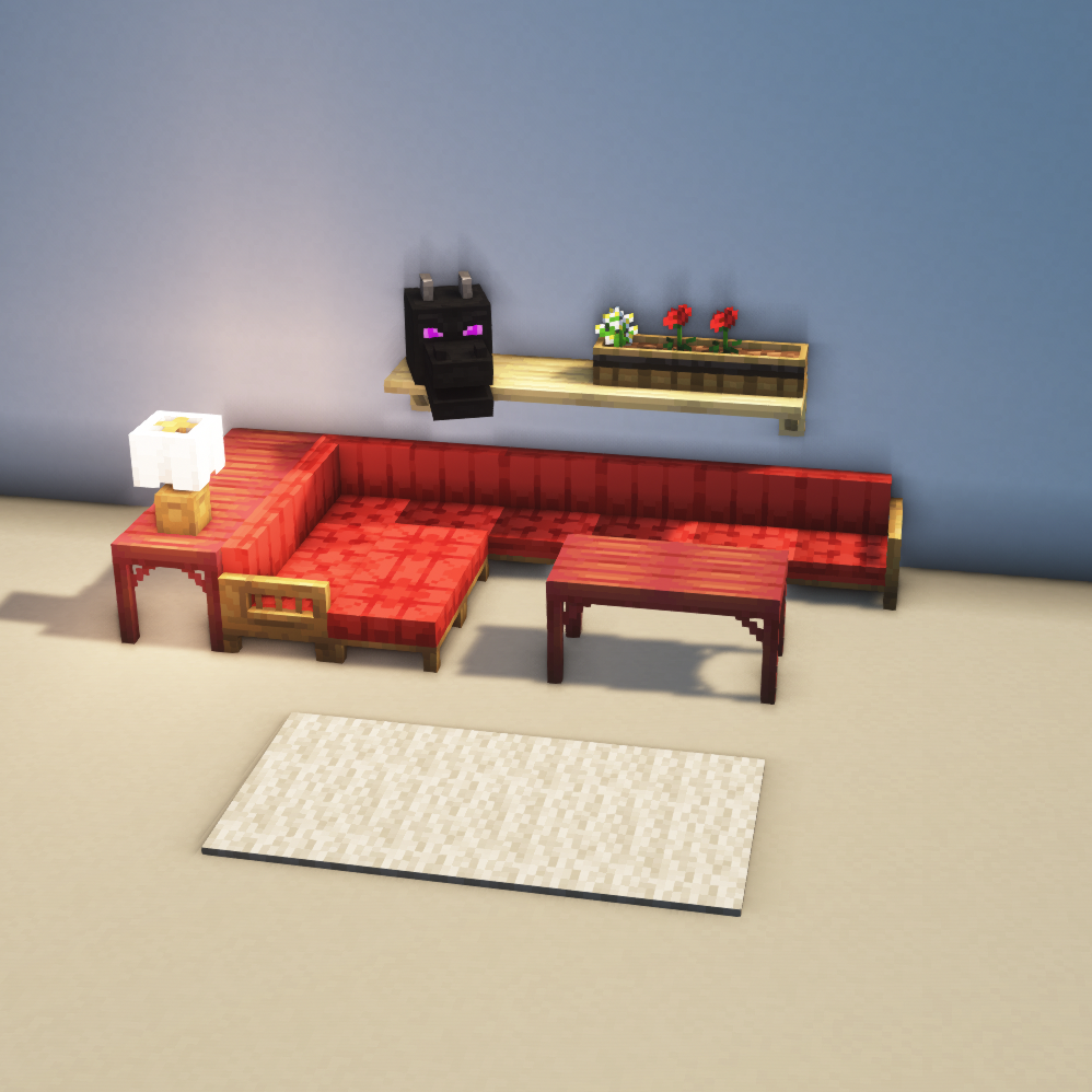 Красивый дом, построенный игроком в режиме креатива Minecraft