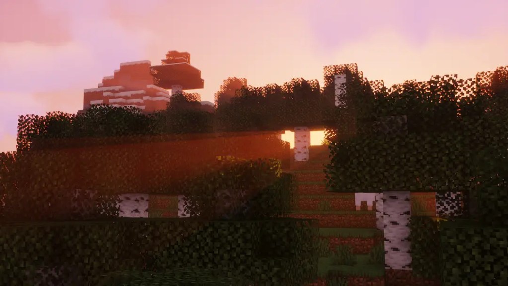 Сравнение графики в Minecraft с шейдерами Iris и без них