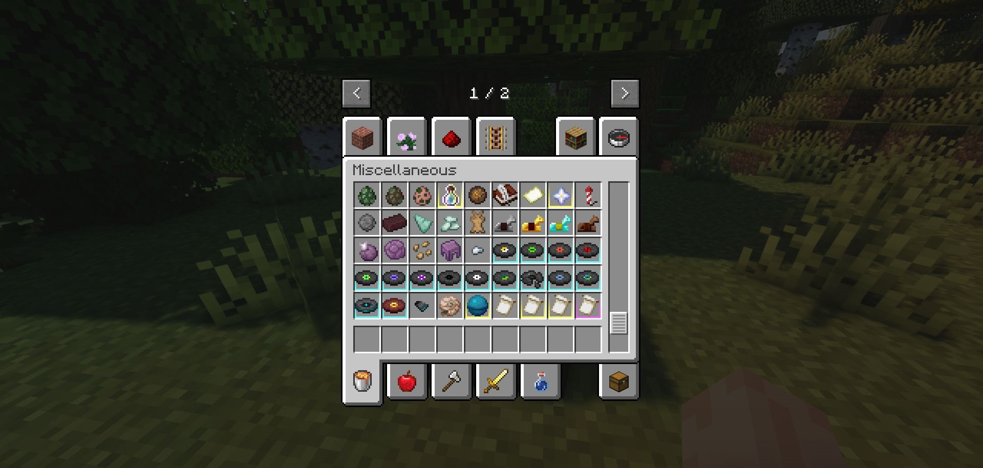 Новые бамбуковые блоки и подвесные знаки в Minecraft 1.20