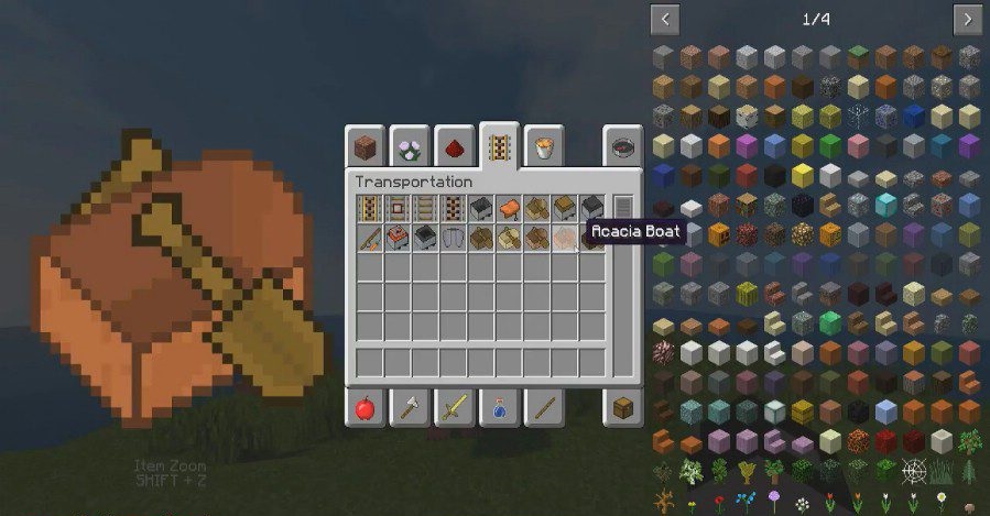 Игроки на сервере Minecraft в режиме Bed Wars