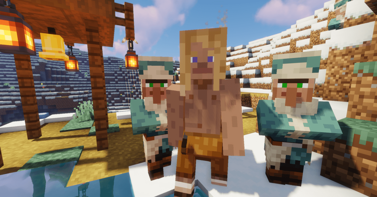 Битва с новыми видами скелетов в Minecraft с текстур-паком It’s A Skeleton