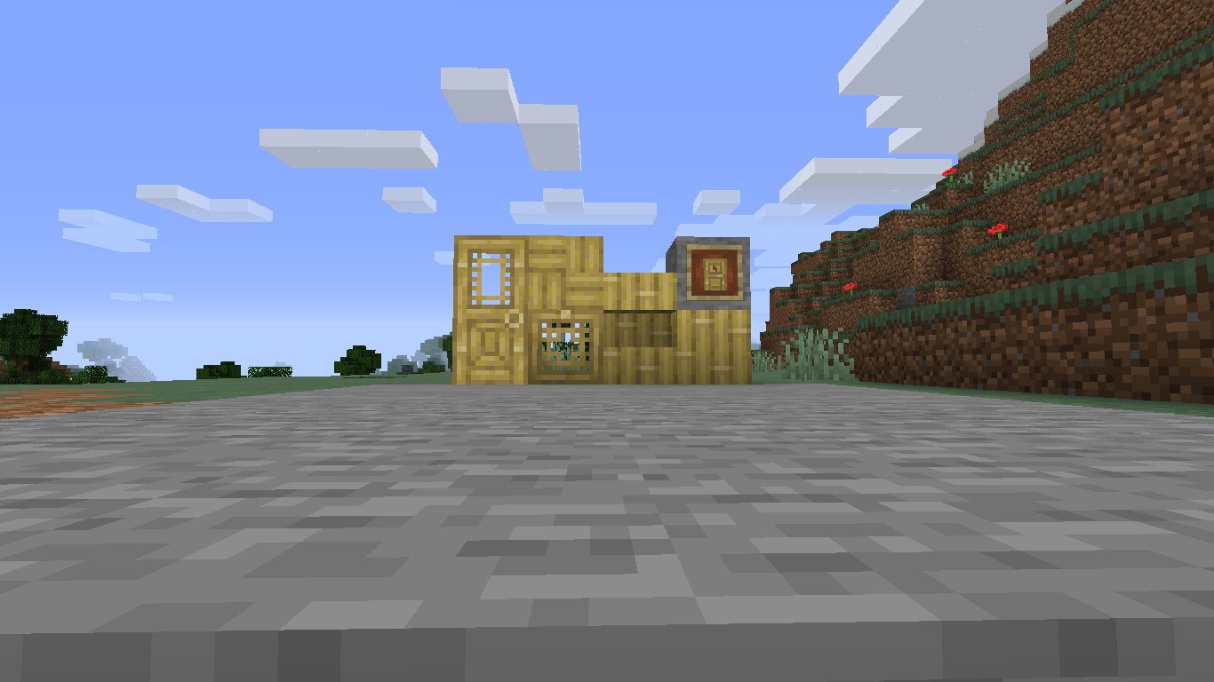 Новые бамбуковые блоки и подвесные знаки в Minecraft 1.20