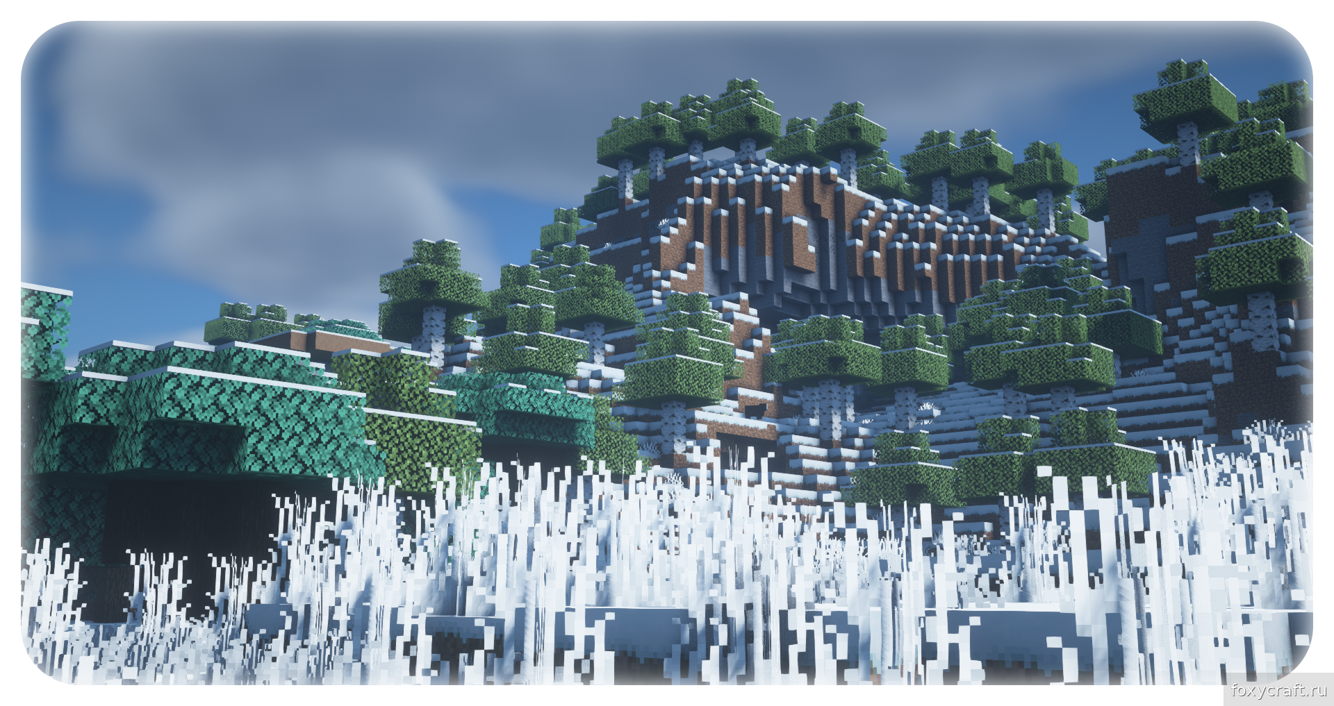 Пейзаж незера в Minecraft с лавой и крепостью