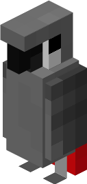 Серый жако в Minecraft с реалистичной текстурой