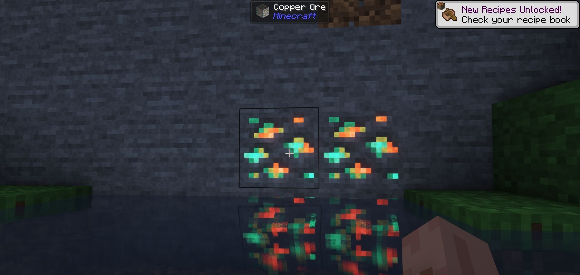 Интерфейс Jade Mod в Minecraft с отображением характеристик блока