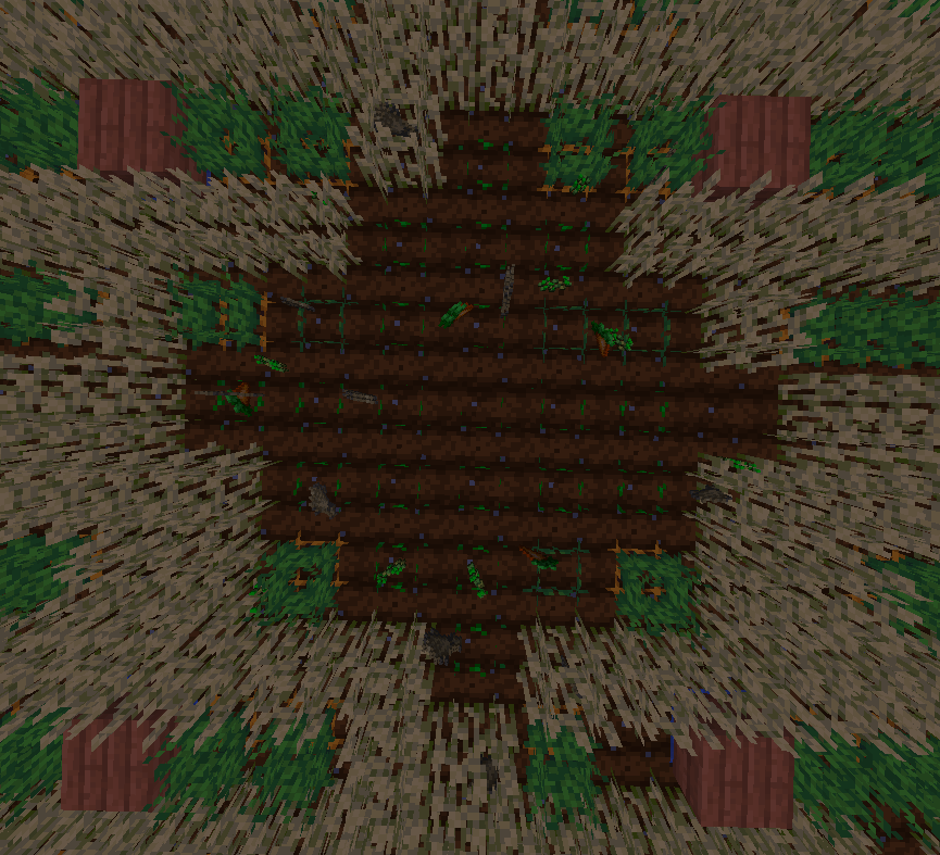 Интерфейс крафта в Minecraft с верстаком и рецептами создания предметов