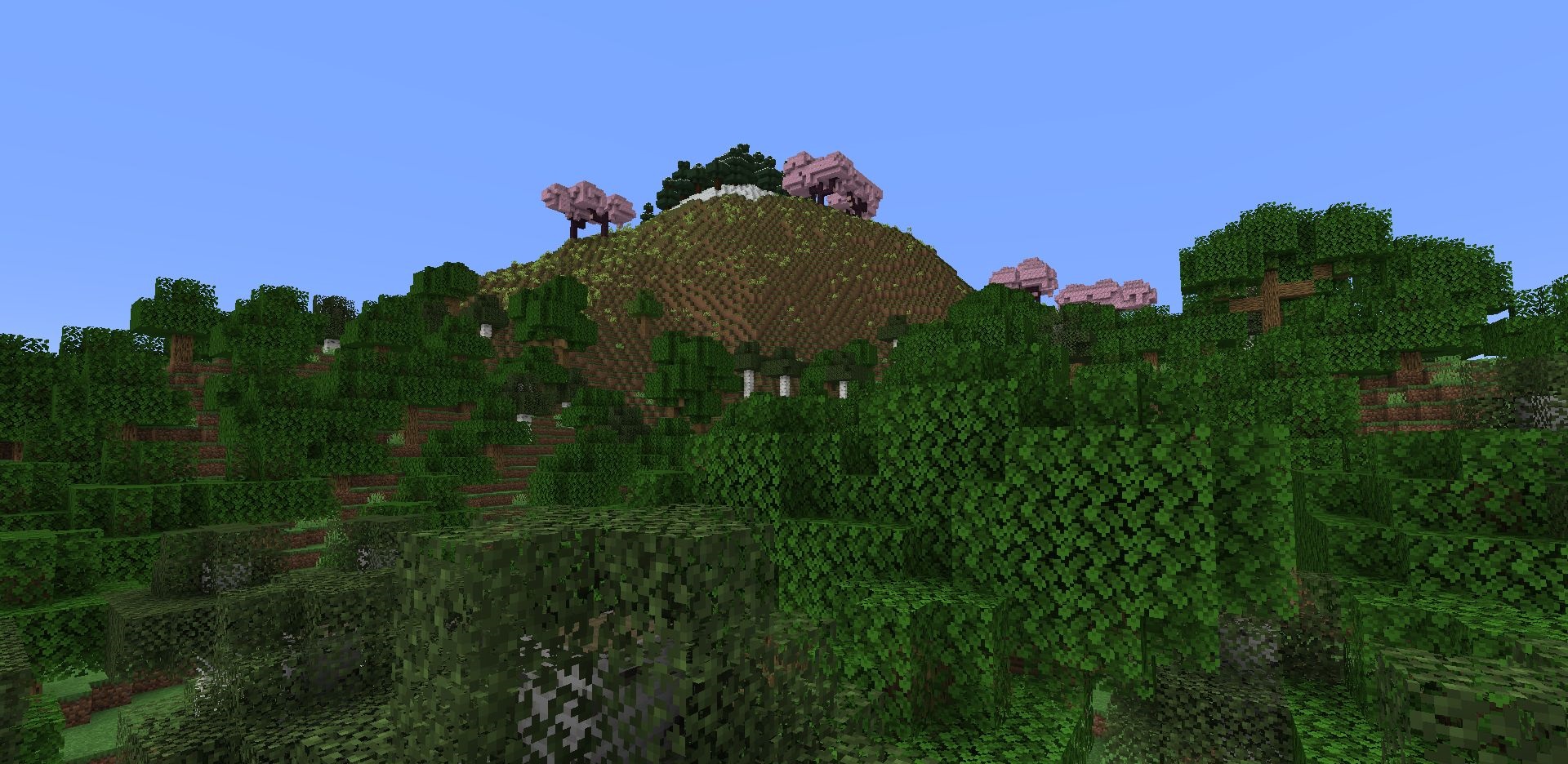 Горный биом в Minecraft с улучшенной генерацией